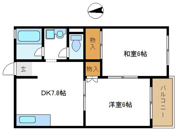 葛西臨海公園駅 徒歩20分 2階の物件間取画像